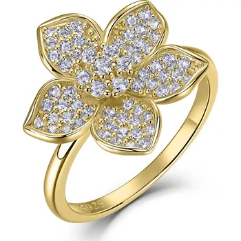 Prsten Olivie Stříbrný prsten BARBORKY GOLD 9722 Velikost prstenů: 6 (EU: 51-53) Ag 925; ≤3,0 g.