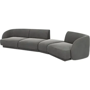 Pohovka Micadoni Sametová pohovka Miley 327 cm