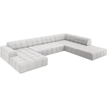 Pohovka Cosmopolitan Design Sametová rohová pohovka Chicago 364 cm, pravá