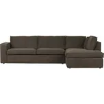 WOOOD Rohová pohovka Ashwin 283 cm, pravá