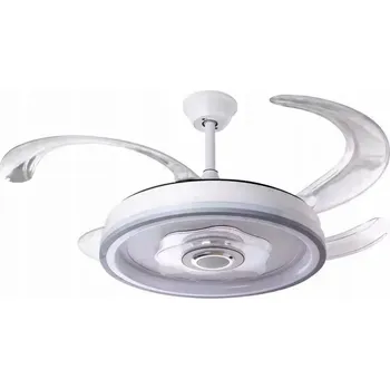 Kulatý Stropní Svítidlo Venti 50 x 49 cm bílá