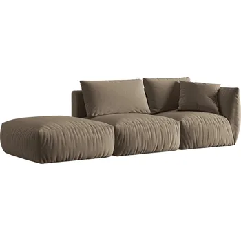 Pohovka Micadoni Sametová pohovka Chris 315 cm, pravá