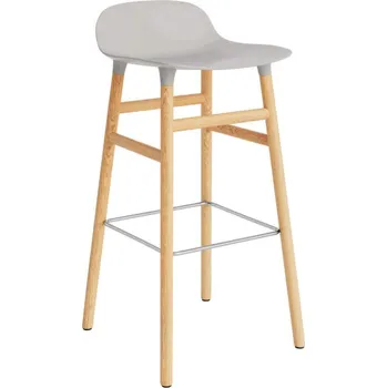 Barová židle Normann Copenhagen Barová židle Form 75 cm, warm grey/oak