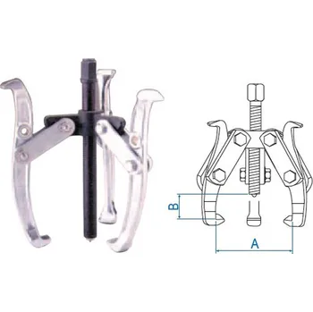 Stahovák Stahovák ložisek 3-ramenný 6" King Ton 7963-06