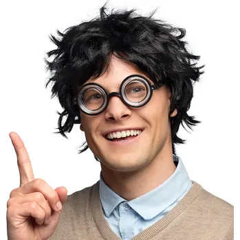 Karnevalová paruka Boland paruka krátké vlasy černá