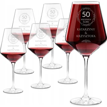 Sklenice Skleničky na červené víno Murrano , bezbarvé, 490 ml, 6 ks