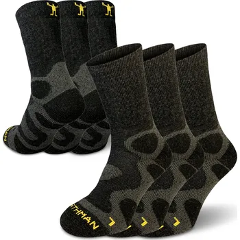 Northman Turistické merino ponožky Svarog 3-pack Velikost: 42-44 Černé Turistické Merino Ponožky