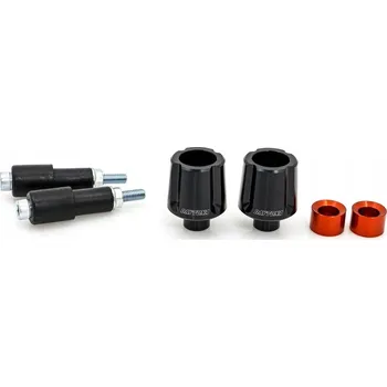 Řídítka KONCOVKY ŘIDÍTEK MOTOCYKLU DAYTONA COMPASS ORANGE 30 MM