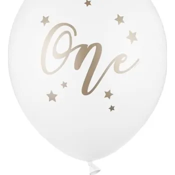 Balónek Latexové balónky k 1. narozeninám One 30 cm 3 ks