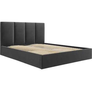 Postel Micadoni Sametová postel Pyla 140 x 200 cm s úložným prostorem