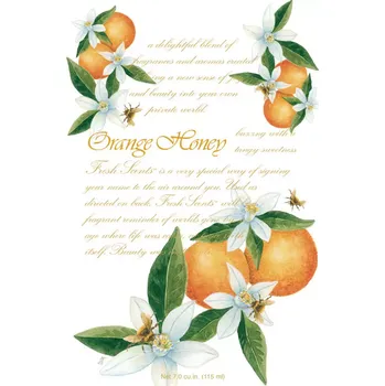 Vůně do bytu WillowBrook, Anglie Vonné sáčky 10 ks Orange & Honey vůně pomeranče a medu - 115 ml Barva: jako na obrázku, Velikost: 18x12