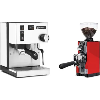 Kávovar Rancilio Silvia E, white + Eureka Mignon Libra 65 All Purpose,…