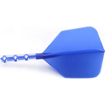 Šipka Cuesoul ROST T19 modro-průhledné, Big Wing letky a dlouhé násadky