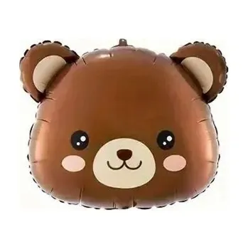 Balónek Id_5250 FÓLIOVÝ BALÓNEK MEDVÍDEK MEDVÍDEK HLAVA MEDVÍDKA MEDVÍDEK ROČEK BALÓNKY DORT