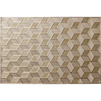 prostírání Prostírání BRICK zlatá 30x45 cm Mybesthome