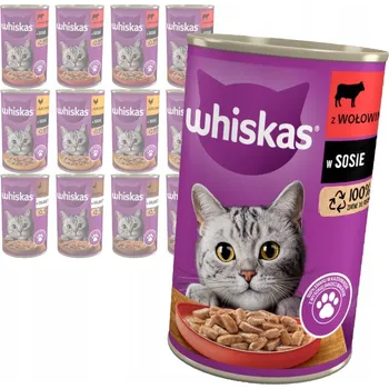 Krmivo pro kočku Whiskas mokré krmivo Mokré krmivo pro kočky s jehněčím 400 g