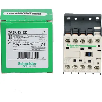 Stykač Schneider Electric TeSys pomocný miniStykač 3Z+1V 48VDC CA3KN31ED