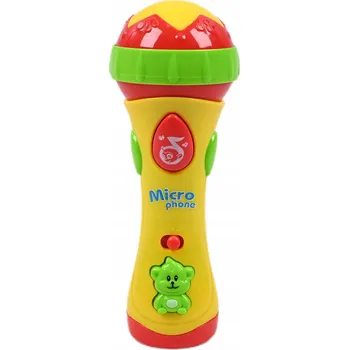 Hudební nástroj pro děti HUDBENÍ MIKROFON PRO DĚTI HRAČKA NA BATERIE