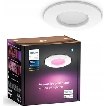Žárovka PHILIPS Hue Chytrá tenká žárovka 90mm Bílé a barevné světlo Bluetooth