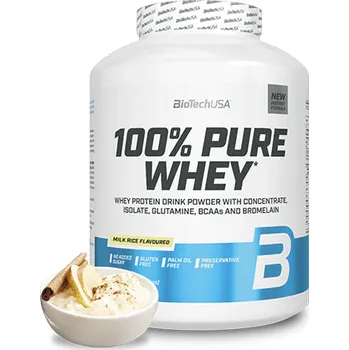 Protein BioTech 100% Pure Whey 2270 g Příchuť: mléčná rýže
