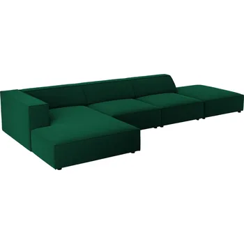 Pohovka Cosmopolitan Design Sametová rohová pohovka Arendal 341 cm, levá