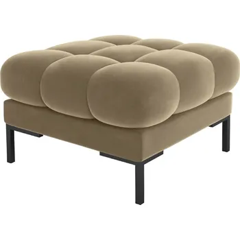 Taburet Micadoni Sametová podnožka Mamaia 60 x 60 cm