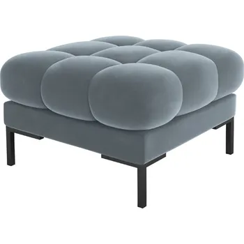 Taburet Micadoni Sametová podnožka Mamaia 60 x 60 cm