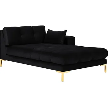 Otoman Micadoni Sametová lenoška Mamaia 185 cm, pravá