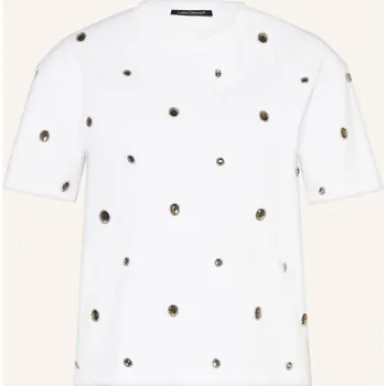 Dámské tričko Luisa Cerano Dámské Tričko S Ozdobnými Kamínky, bílá, 44