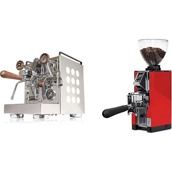 Kávovar Rocket Espresso Appartamento, white, walnut + Eureka Mignon…