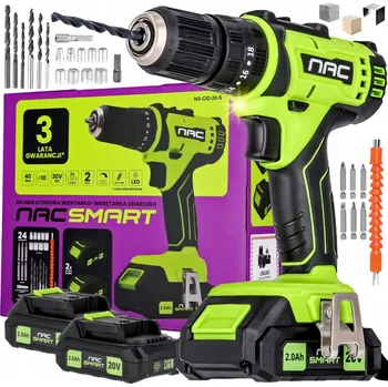 AKUMULATOROVÁ AKU VRTAČKA NAC SMART NS-CID-20-S 20V