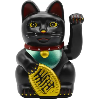 Maneki Neko "Kočka štěstí" Černá