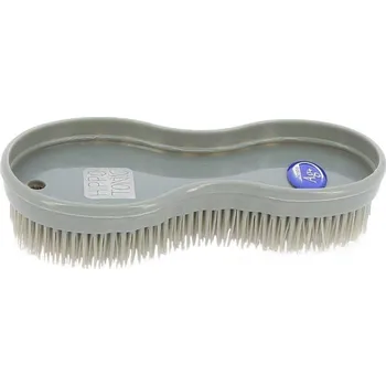 Čištění pro koně Multifunkční kartáč HIPPOTONIC Antimicrobien grey