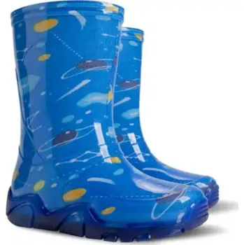 Pracovní obuv DEMAR Holínky dětské PVC barevné STORMER PRINT 0031 T kosmos, vel. 30-31