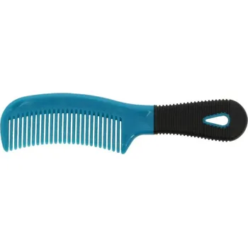 Čištění pro koně Hřeben na hřívu HIPPOTONIC Soft PVC turquoise