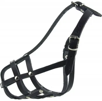 Náhubek pro psa Kožený náhubek pro psa Champion ŠPIC sk4