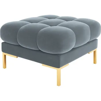 Taburet Micadoni Sametová podnožka Mamaia 60 x 60 cm