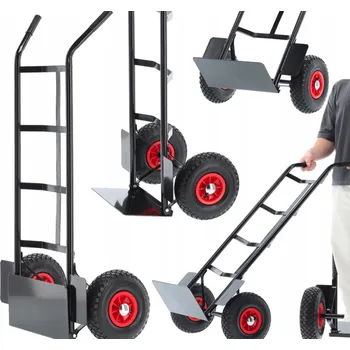 Přepravní vozík do 200 kg v černé barvě