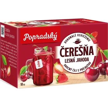 Čaj Balírny obchodu a.s. Poprad Ovocný čaj – Popradský Třešeň s lesní jahodou