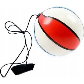 Dětský míč MĚKKÝ MÍČEK NA ŠŇŮRCE 7,6 CM JOJO NA GUMĚ ODRÁŽÍ SE A VRACÍ DO RUKY