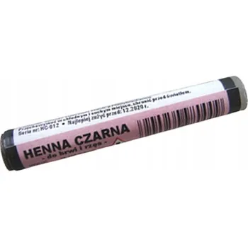 Barva na řasy a obočí Henna na obočí černá