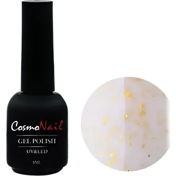 Přípravek na nehty COSMONAIL gel lak Milky Flakes 002 - White Jupiter, 8 ml