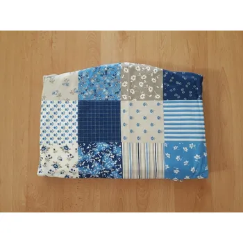 Jitro Samostatný sedák - Modrý patchwork 2019