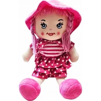 Panenka PANENKA ZUZIA HADROVÁ S PUNTÍKY VOLÁNKY 35 CM E2256 EMAJ