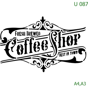 Šablona U 087 - A3 , Nelepící folie