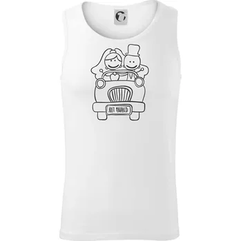 Pánské termoprádlo Svatební auto - Tílko pánské Core - L ( Bílá )