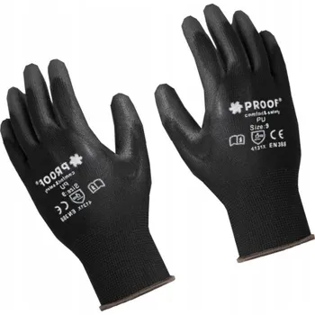 Pracovní rukavice Rukavice Proof potažené polyuretanem, velikost 9 - L, 1 pár