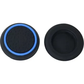 Sada 2 dvoubarevných silikonových krytů na páčky pro ovladače PS5 PS4 Xbox Series X/S Ochranné návleky na analogové páčky modrá