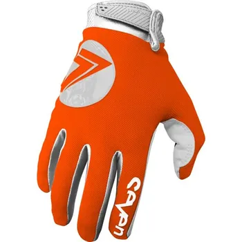 Moto rukavice SEVEN RUKAVICE ANNEX 7 DOT FLO ORANGE VELIKOST S