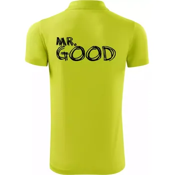 Pánská košile Mr. Good - Polokošile Victory sportovní (dresovina) - 3XL ( Limetková )
